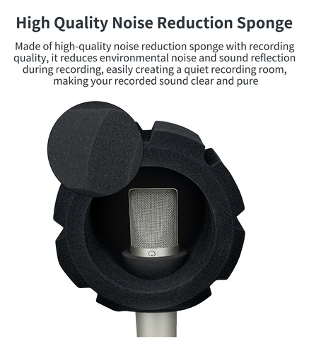 Microphone Windscreen Foam Studio Protective Blowout Cover