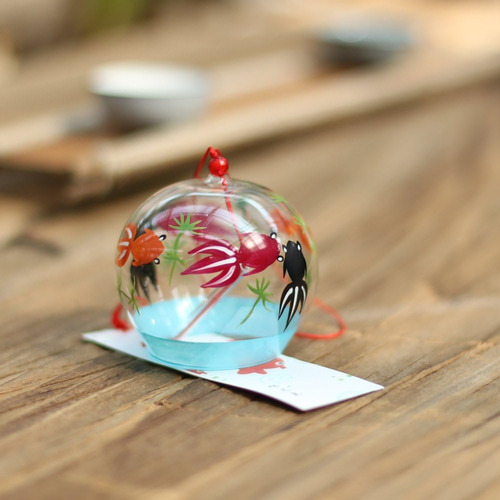 Sinos De Vento Japoneses Em Vidro Furin Decorações Para Casa