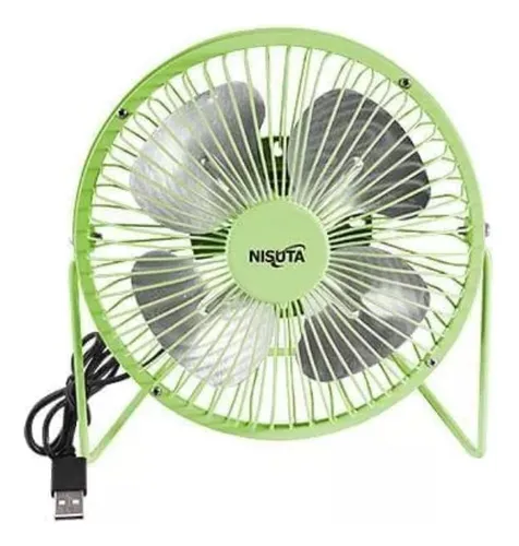 Ventilador Escritorio Usb Portatil De Metal 1 Velocidad Ref (Reacondicionado)