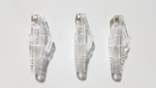 100 Bota Transparente De Protección Para Plug Rj45 Cat6
