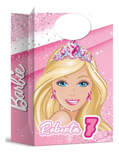 Bolsas De Papel Para Dulces Barbie 35 Pz