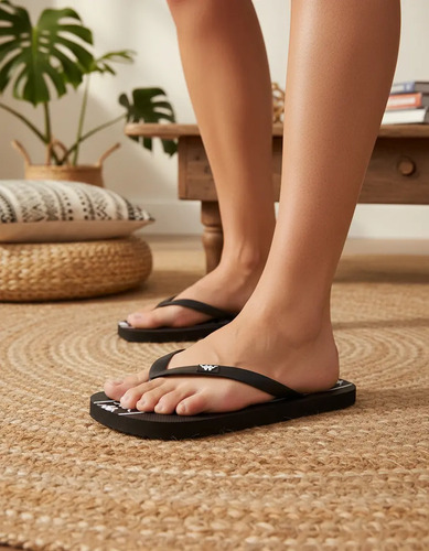 Chinelo Kappa Beach Adulto Unissex Em Borracha