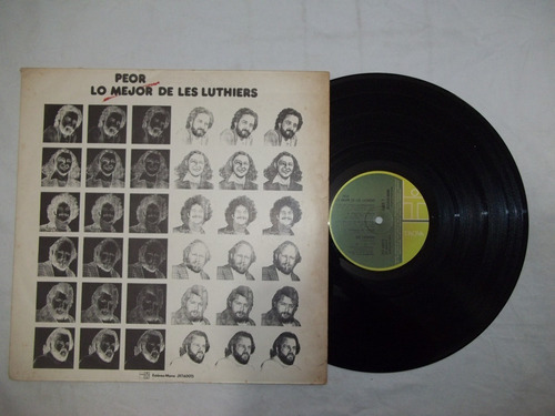 Lp Vinil Lo Mejor De Les Luthiers  Lo Peor De Les Luthiers