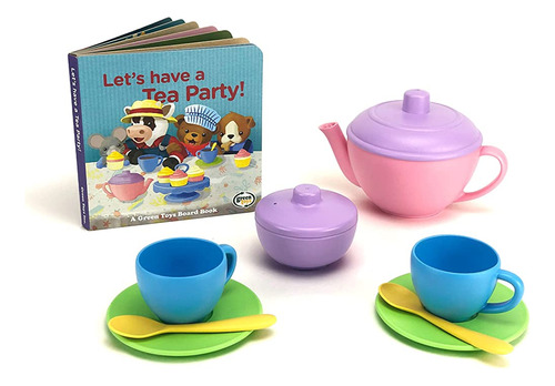 Green Toys Tea For Two Set Y Tea Party Book