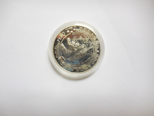 Moneda Plata Serie Iberoamericana Caballito De Totora 2002