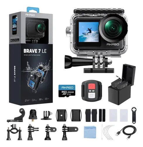 Cámara De Acción Akaso Brave 7 Le 4k 30 Fps 20 Mp Resistente