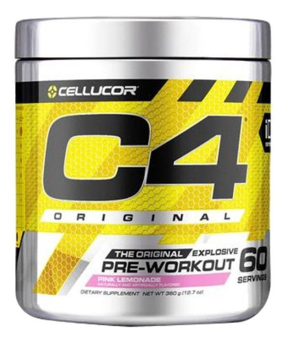 Suplemento em pó Cellucor  C4 Original aminoácido C4 Original sabor  limonada rosa em pote de 390g