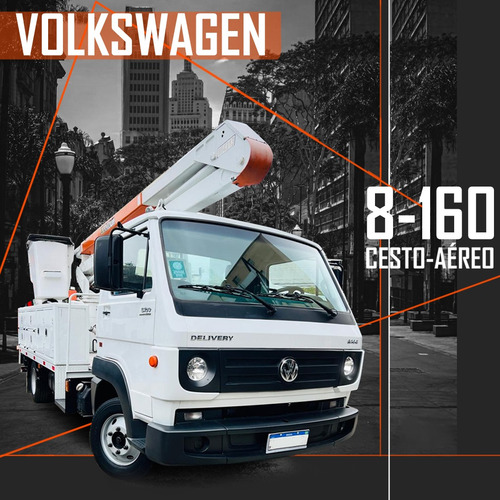 Volkswagen 8-160 Modelo 2013 Com Cesto Aéreo Linha Viva