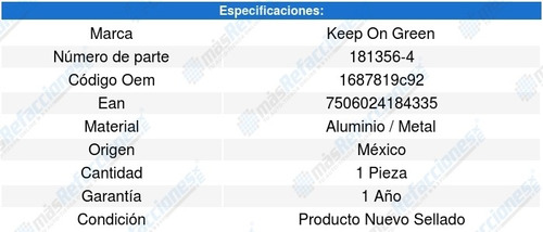 Polea Tensora De Accesorios 9400i L6 12.7l 01 A 03 6616445