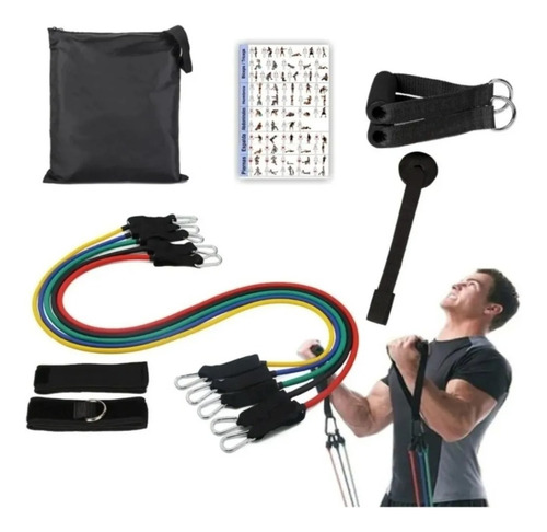 Set De Ligas De Resistencia Crossfit Ejercicio En Casa 11 Pz