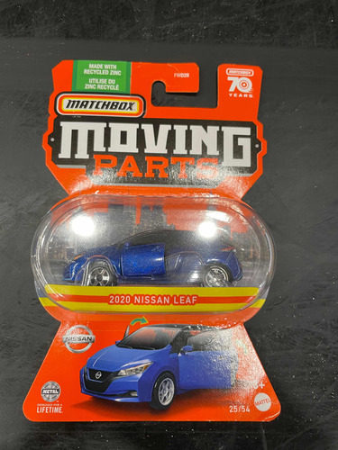 Matchbox Moving Parts 2020 Nissan Leaf 2023 70 Years