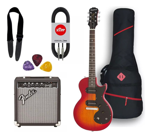 Pack Guitarra EpiPhone Les Paul Hs Ampli Fender Funda Oferta