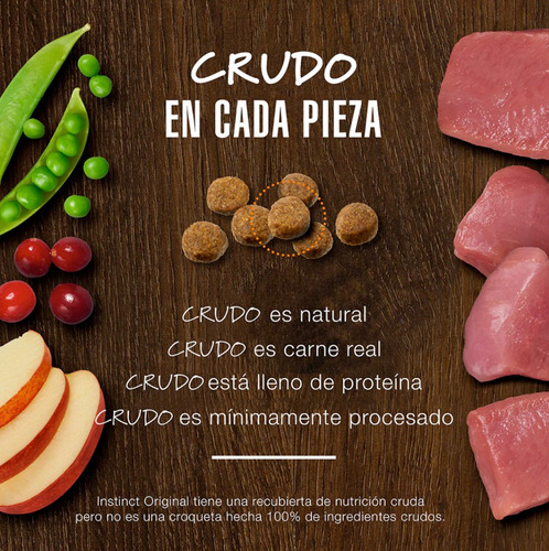 Imagen 4 de 6 de Croquetas Instinct Pato 4.5 Kg Para Gatos Todas Las Edades
