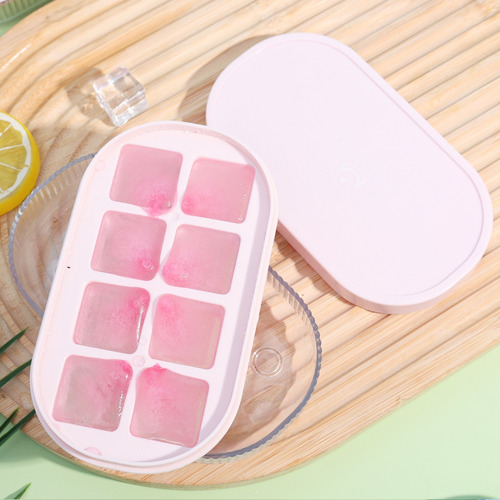 Bandeja Para Cubitos De Hielo De 8 Rejillas, Caja De Hielo D