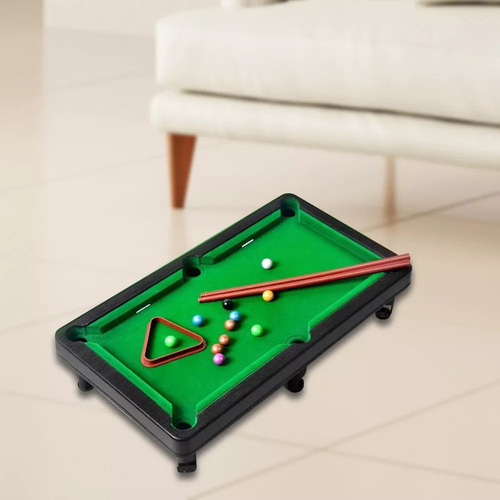 Mini Juego De Billar De Mesa, Juego De Billar 27x18,5x6cm