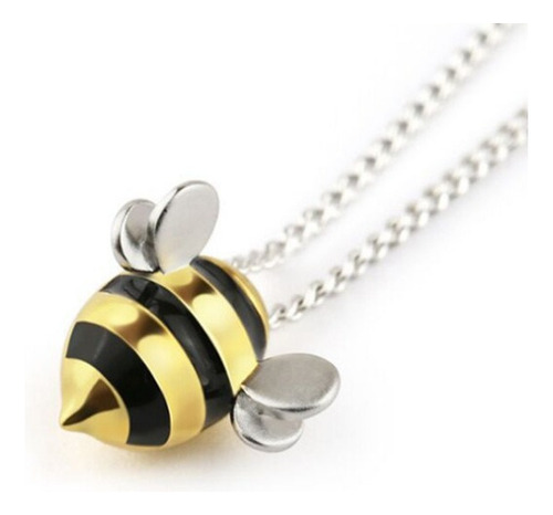Cadena De Abeja De Moda En La Clavícula + Pendientes Dama