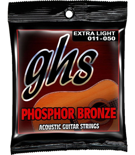 Encordoamento Violão Aço Ghs S315 011-050 Phosphor Bronze