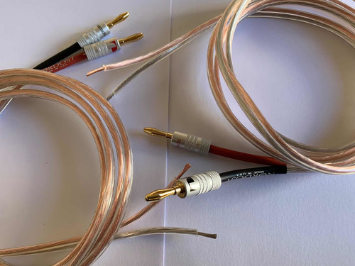 Imagen 4 de 5 de Cables Para Parlantes 1,5 M Banana Nakamichi - Punta Libre