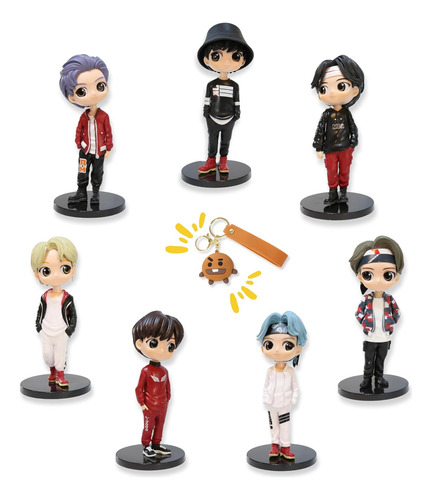 Bts Figuras De Bts Figura Bts Juego De 7 Figuras De Grupo