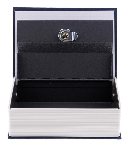 Caja De Seguridad Portátil Para Libros De Desvío Con Azul