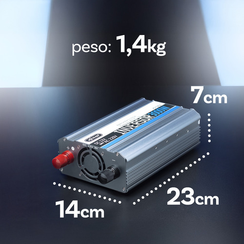 Inversor 12v Para 220v 3000w Conversor Knup Tensão Energia Transformador Pico De 6000w Onda Senoidal Modificada Bateria Brinde Alicate Multiuso Ferramenta 8 Polegadas
