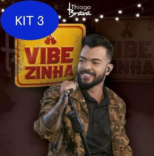 Kit 3 Cd Thiago Brava - Vibezinha Do Thiago Brava