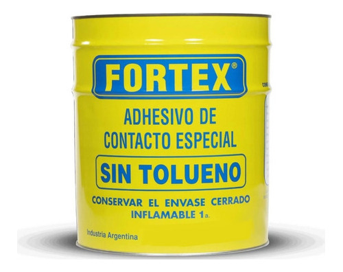 Cemento De Contacto Fortex Adhesivo Sin Tolueno 4 Lts Mm