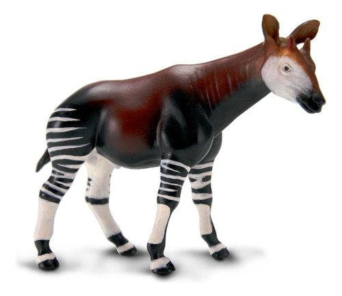 Figura Okapi Safari Ltd. Modelo Realista 12.7 Cm Juguete Edu