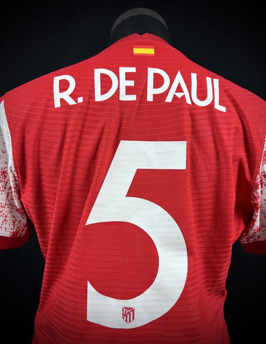 Camiseta Atletico Madrid Usada En Juego De Paul Copa Del Rey (Usado)