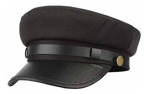 Gorro Newsboy Unisex S. Charma Negro