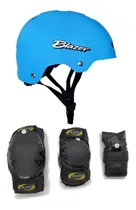 Comprar Kit De Protecciones Con Coderas\u002Frodilleras Negras Y Casco