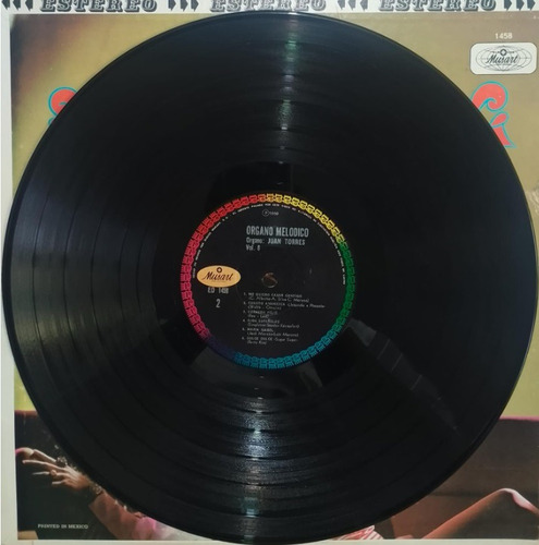 Lp Juan Torres Organo Melodico Vol. 8 Vinyl Estándar (Usado)