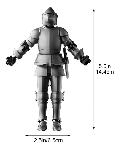 Figura De Acción Caballero Medieval Magnético 13 Juguetes