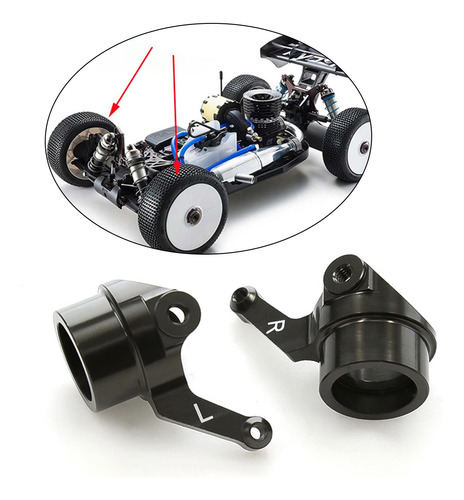 2 Tazas De Dirección Rc A Escala 1:10, Accesorios Para
