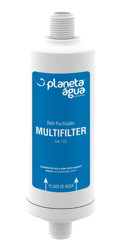 Imagem 1 de 3 de Filtro Purificador De Água Multifilter Planeta Água Com 3 Un