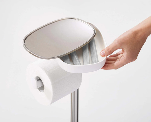 Kit P/baño Papel Higiénico Cepillo Flexible Joseph Joseph