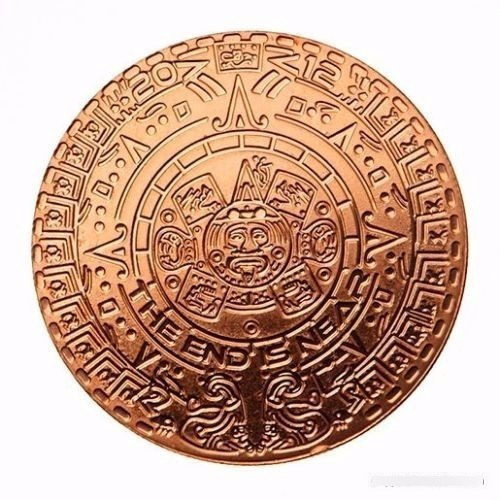 Medalla Cobre Calendario Azteca !!!
