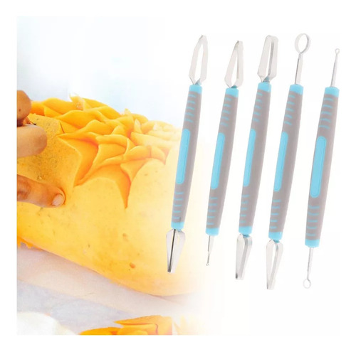 Juego De Cuchillos Para Modelar Frutas Y Verduras