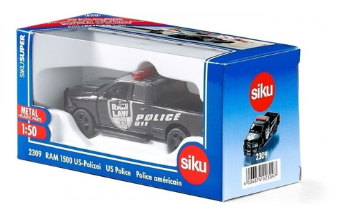 Dodge Ram 1500 U.s Police - Escala 1/50 Siku 2309