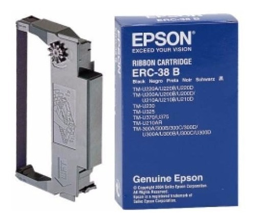 50 Pza Cinta P/mini Printer Epson Erc-38b Negro Tmu200 Tm300