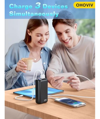 Cargador Portátil De 50000 Mah, Batería Externa De