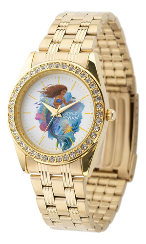 Disney La Sirenita Live Action Reloj Analógico De Cuarzo Par