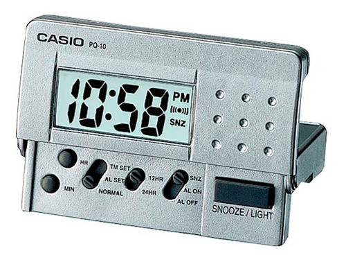 Reloj Despertador Casio Pq-10 Colores Surtidos Relojesymas