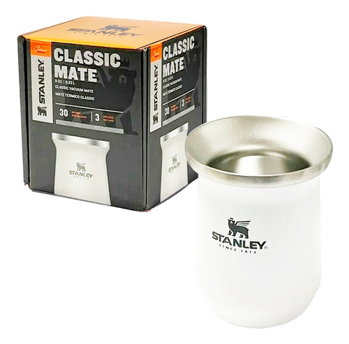 Mate Stanley Original Acero Inoxidable Negro Doble Pared