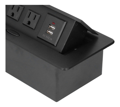 Toma De Corriente Integrada De Escritorio Con Puerto Usb Dua