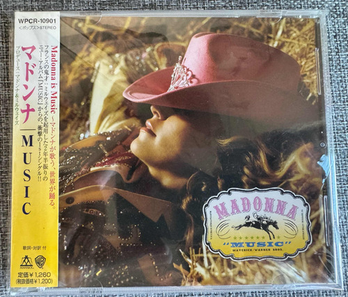 Madonna - Music Single Import Japón Sencillo Obi 4 Tracks