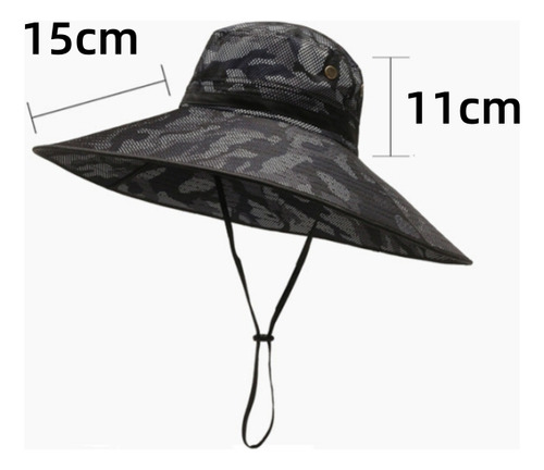Gorra Protectora Para El Sol, Antirayos Uv, De Pescador