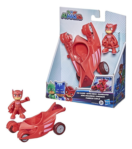 Pj Masks. Owlette Y Su Vehiculo. Hasbro Original. Mpuy