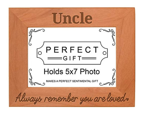 Marco De Fotos ,diseño Con Texto En Inglés ''uncle Gift Uncl