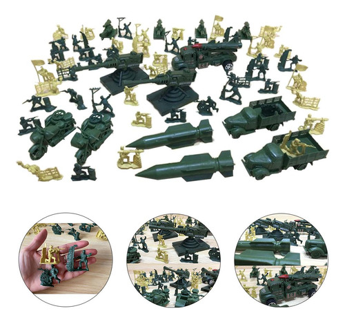 63 Pcs Homem Vários Pose De Soldados Do 3.5-4.5cm Figuras